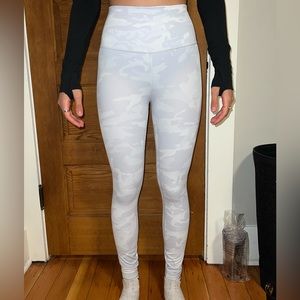 White Camo Lululemon Leggings